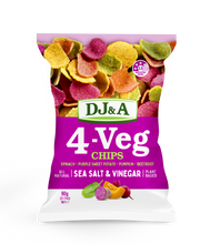 Load image into Gallery viewer, 4-Veg Sea Salt & Vinegar 90g