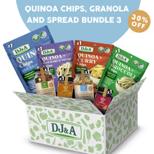 Load image into Gallery viewer, Quinoa Chips, Granola and Spread Bundle 3