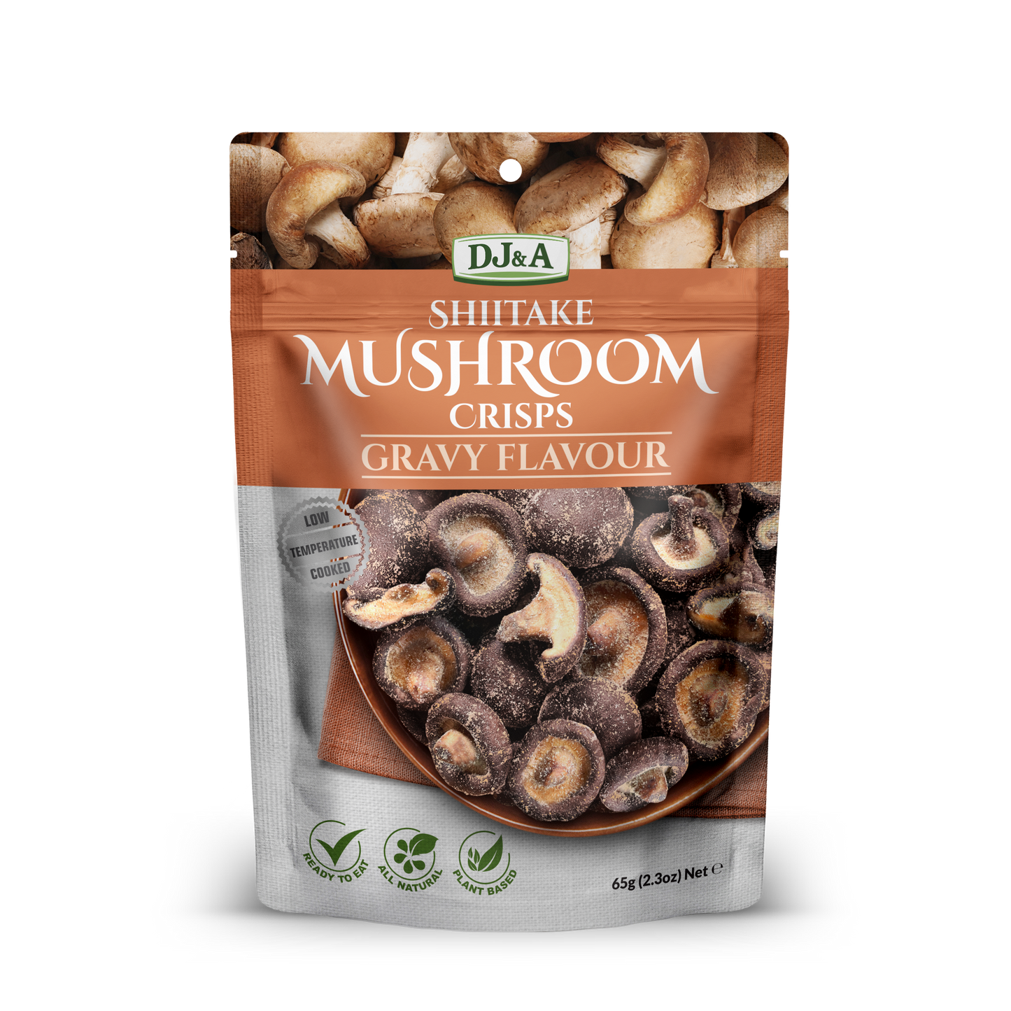 Shiitake Mushroom Crisps Gravy Flavour 65g