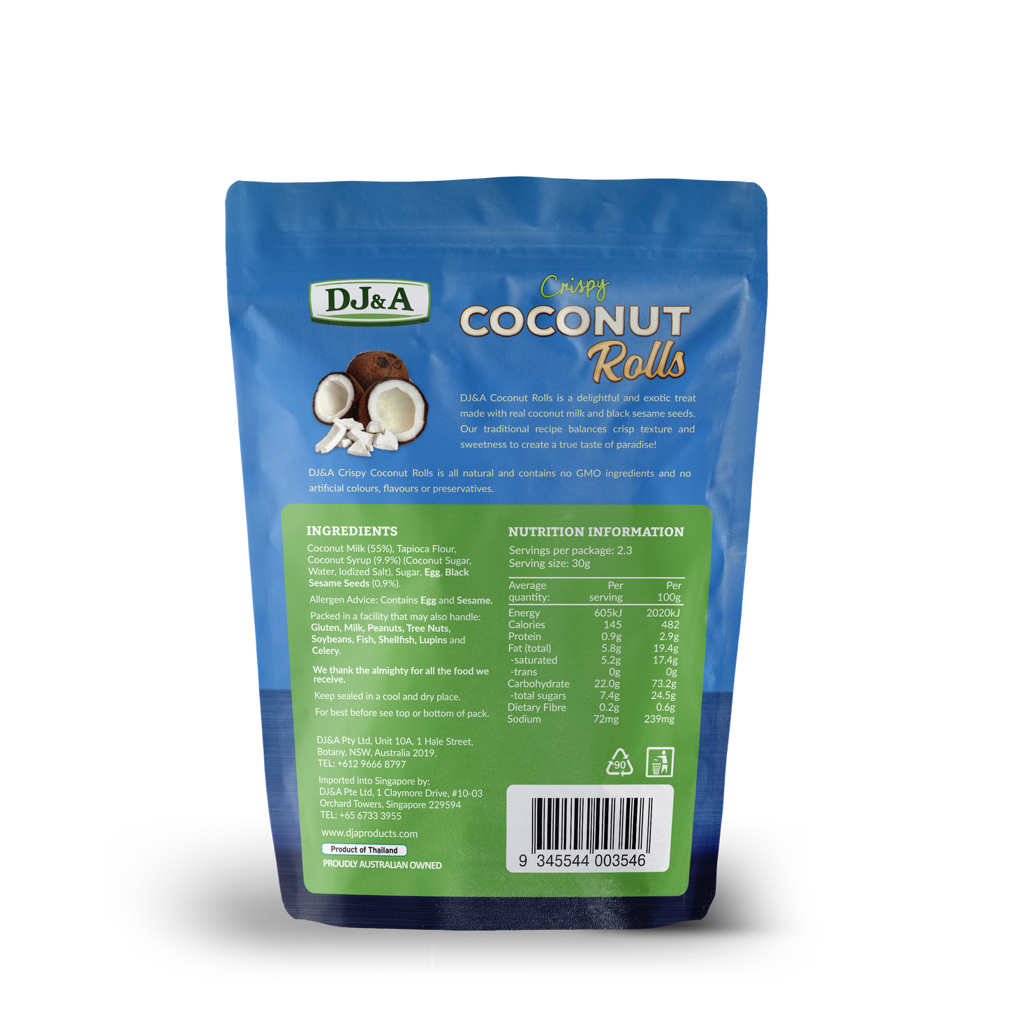 Coconut Rolls 70g