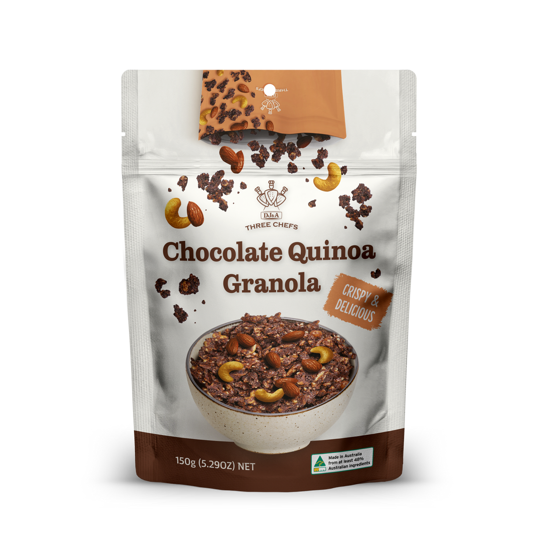 Chocolate Quinoa Granola 150g (Kosher for Passover)