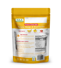 Load image into Gallery viewer, Freeze Dried Banana, Mango &amp; Strawberries 40g
