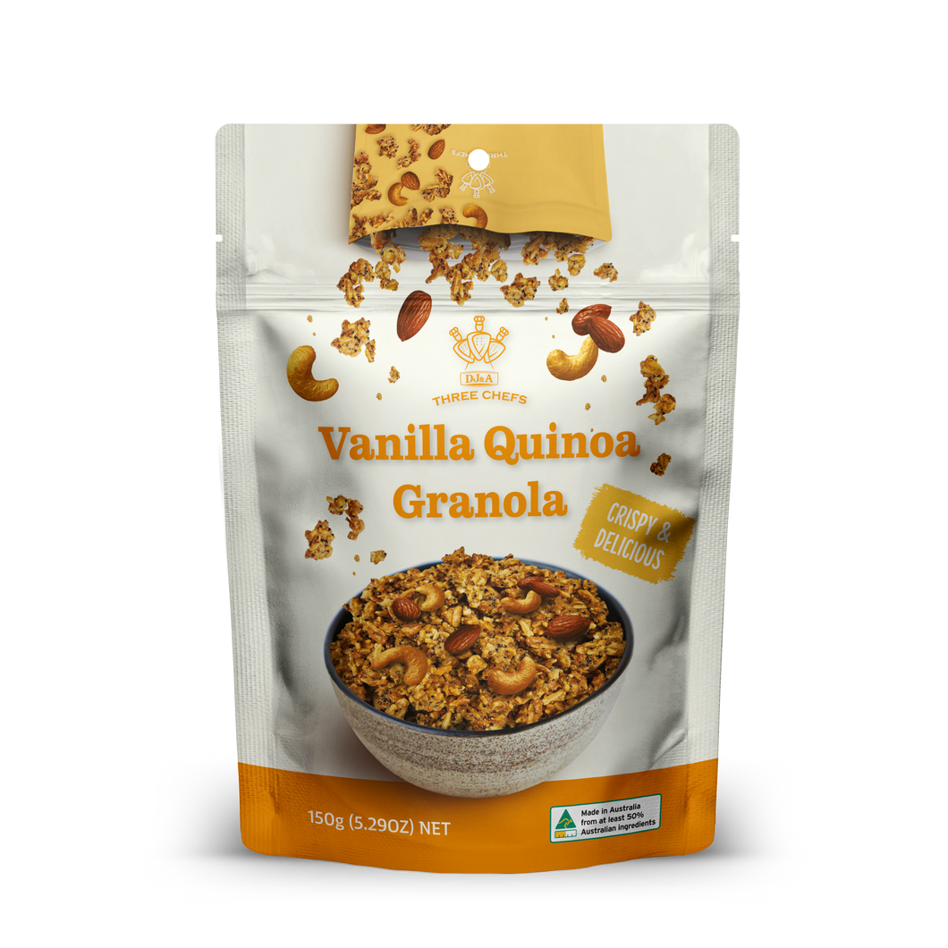 Vanilla Quinoa Granola 150g (Kosher for Passover)
