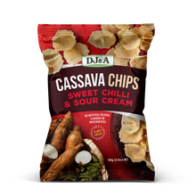 Load image into Gallery viewer, Cassava Vegetable Chips Sweet Chilli &amp; Sour Cream 100g
