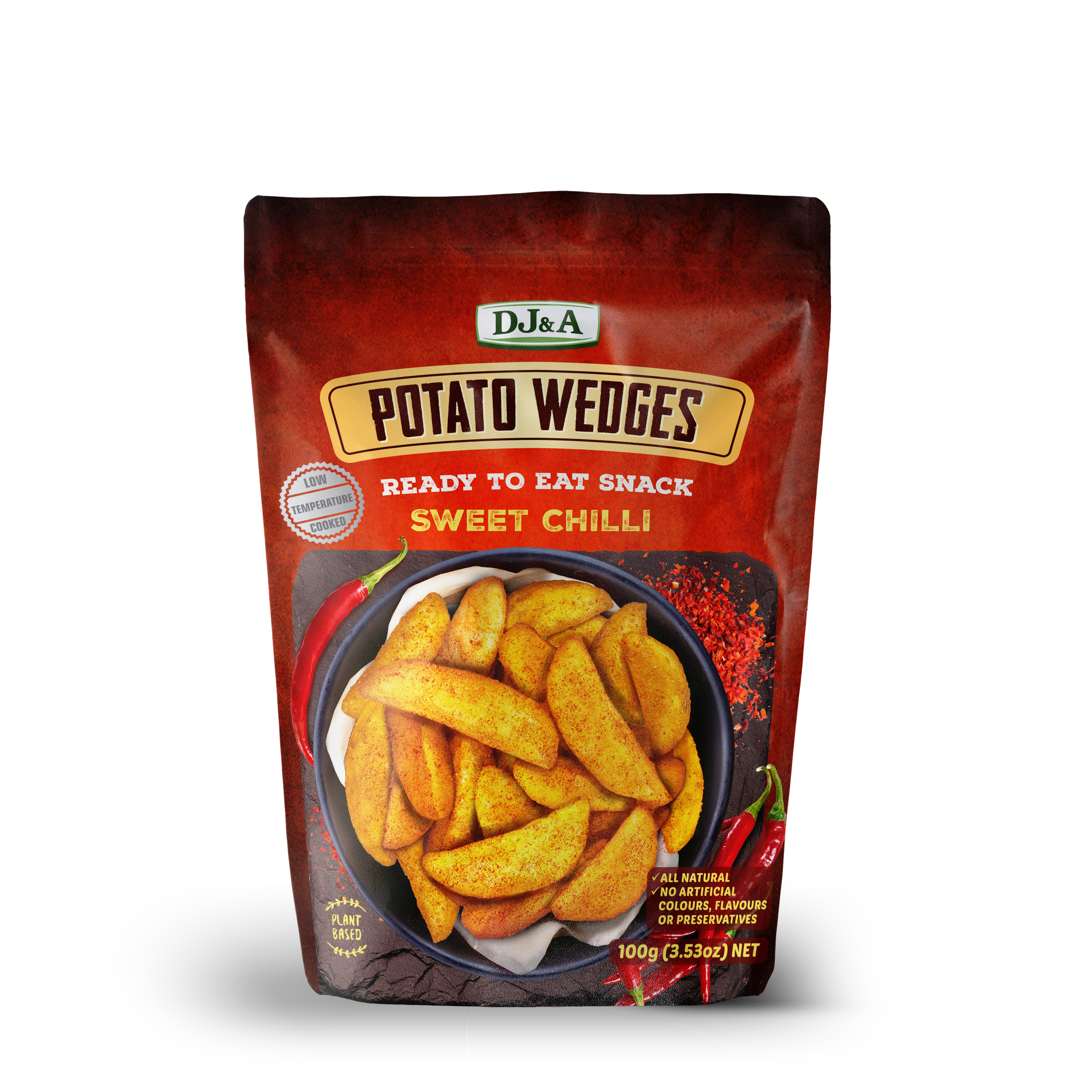 DJ&A Potato Wedges Sweet Chilli 100g
