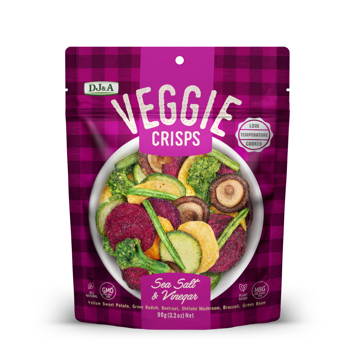 Veggie Crisps Sea Salt & Vinegar 90g