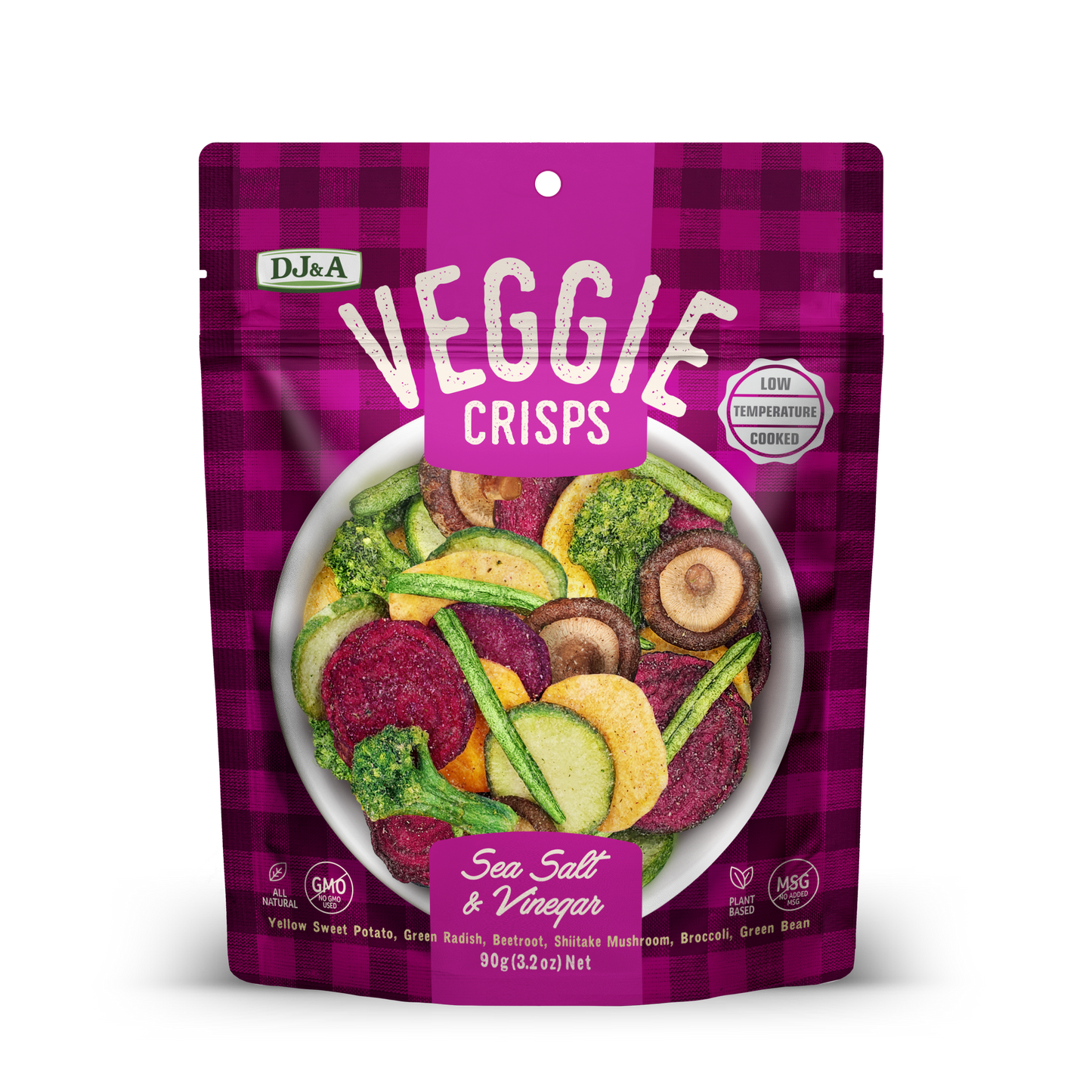 Veggie Crisps Sea Salt & Vinegar 90g